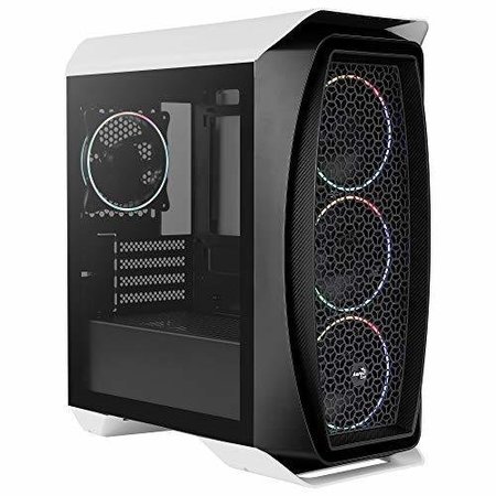 AEROCOOL Aero One Mini Eclipse ARGB Mini Tower CASE - White ACCS-PB1814321